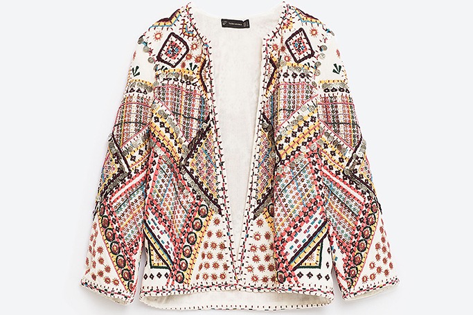 ZARA - Embroidered Jacket